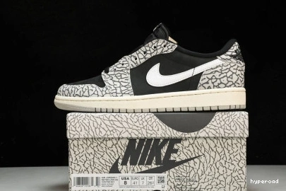 Hyperoad 1 Black OG Retro Low Jordan Cement 0714